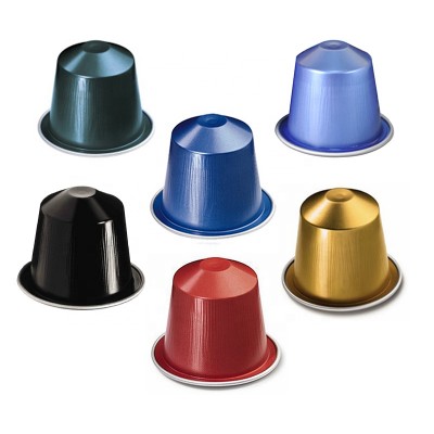 Customized Logo Popular High Quality Aluminum Foil Empty Nespresso Coffee Capsule