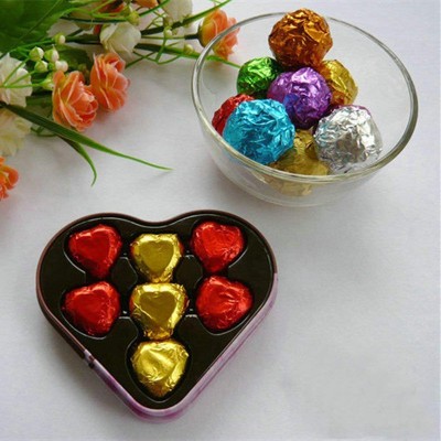 Color Aluminium Laminated Foil Wrapping Paper for Chocolate Candy Packing