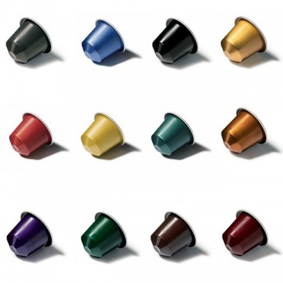 Aluminum Foil Empty Coffee Capsules Nespresso Compatible